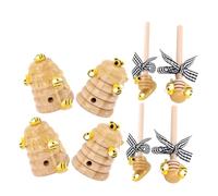 ABOOFAN Décoration Abeille Réaliste avec Ruche et Bâtonnets Réutilisable pour Fête à Thème Abeille pour Événements Intérieurs et Extérieurs