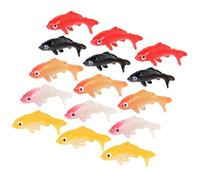 ABOOFAN Décoration Aquarium Réaliste 15pcs Poissons Artificiels en PVC Légers et Délicats pour Créer Un Monde sous-Marin Décoratif et Solide