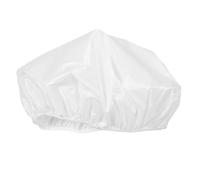 ABOOFAN Diffuseur Abat-jour Plissé Grand Format pour Plafonnier, Housse Élastique en Tissu Blanc Cassé, Protection Anti-éblouissement et Étanche, Compatible Lampes 40-58 Cm, Maison