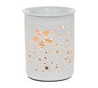 ABOOFAN Diffuseur de Parfum Rond Creux en Céramique 25 W, Lampe Électrique | Lampe à Parfum Or, Prise Eu Ac220-240v, pour Cire Fondante et Huiles Essentielles