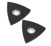 ABOOFAN Disques Abrasifs Triangulaires Acier Inoxydable Accessoires Pratiques pour Ponceuse Électrique Patins de Ponçage pour de Finition Détaillés