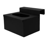 ABOOFAN Distributeur de Moufles Noir Compact Couvercle Porte-Moufles Hygiénique pour Supermarché Cuisine Professionnelle Organisateur Portable Fenêtre Transparente pour Contrôle des