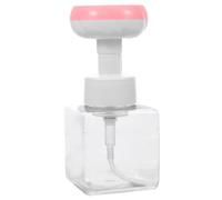 ABOOFAN Distributeur de Mousse Portable à Pompe Bouteille Liquide Rechargeable pour Lotion Shampooing Design Fleur Pratique et Étanche pour Voyage et Salle de Bain