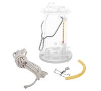 ABOOFAN Échantillonneur D’eau 0,5 L en Acrylique et Fer pour Analyses | Déploiement Rapide, Prise Main, Structure Étanche Intégrée, Corde Pratique, pour Sites Éloignés
