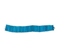 ABOOFAN Échelle à Hamster en Pin Crochet, Rampe Ronde Colorée Bleue, d'exercice pour Hamster et Perroquet, Design Suspendu Adapté aux Petits Animaux