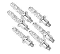 ABOOFAN Embouts de Bâtons de Randonnée 6 Pcs en Acier à Haute Teneur en Carbone, Accessoires Robustes pour Bâtons Alpenstock, Pièces Détachées Résistantes pour Randonnée et Escalade