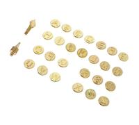 ABOOFAN Embouts pour Pyrogravure 28 Pièces 26 Lettres Majuscules pour Stylo Pyrograveur Accessoires de Gravure Bois Cuir Liège Kit Complet pour Création DIY Décorative