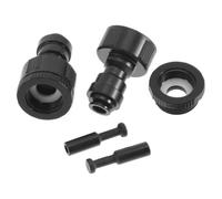 ABOOFAN Ensemble De 2 Adaptateur de Robinet pour Micro Irrigation Pom Noir, | Raccord pour Jardin et Pelouse, Compatibilité Large Raccords Micro Irrigation, Usage Arrière-cour