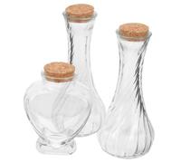 ABOOFAN Ensemble de Cérémonie de Sable de Mariage Bouteilles en Verre à La Dérive Finition Lisse pour L'artisanat