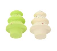 ABOOFAN Éponge à Maquillage De Noël Applicateur De Fond De Teint Liquide Ou Poudre Design Sapin Festif Matériel Doux Et Sûr Pour Peau Sensible Usage Unique Et Décoratif