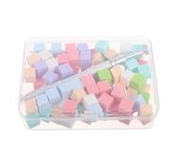 ABOOFAN Éponges à Ongles Dégradées 1 CM Lot de 100 set de Blocs Doux Non Pelucheux Stylet Applicateur Précis pour Gel Manucure Professionnelle et Usage Maison Outil Réutilisable pour