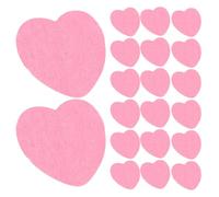 ABOOFAN Éponges Compressées Visage Forme Cœur Rose 50 en Cellulose Naturelle Nettoyage Doux et Design Compressible, Indispensables Trousse de Voyage Femme