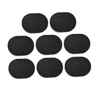 ABOOFAN Éponges Nettoyantes Visage En Charbon De Bambou 8 Pièces Compactes Pour Peau Mixte à Grasse Nettoyage Doux Maquillage Démaquillant Outil Quotidien Voyage