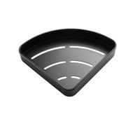 ABOOFAN Étagère Murale Angle Aluminium pour Salle de Bain et Cuisine Rangement Coin Éventail Organisateur Pratique pour Balcon et Salon Support de Stockage Multifonction Facile à Nettoyer