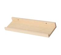 ABOOFAN Étagère Murale en Matériau Synthétique Kaki, Design Simple et Élégant Cloison Anti-Chute, Supporte Une Charge Forte, pour Chambre et Salle de Bain