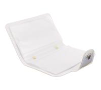 ABOOFAN Étui pour Plaques D'estampage Nail Art Taille Normale Argenté Pochette Rangement Manucure Bouton-pression pour Débutantes et Professionnelles Usage Quotidien