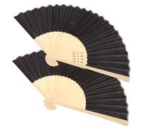 ABOOFAN Éventail À Main Pliable pour Mariée, 2 Pièces, Portable, Artisanal, avec