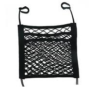 ABOOFAN Filet De Rangement pour Siège Auto Filet Suspendu Double pour Voiture Capacité Élevée De Stockage