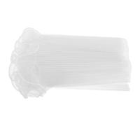 ABOOFAN Filet d'Emballage en Maille Ondulée Blanc 28 CM X 365 M Bordure Perlée Papier d'Emballage pour Bouquets de Fleurs pour Mariage Anniversaire et Créations Fleuristes