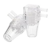 ABOOFAN Filtre Séparateur Huile-Eau 2 Pcs en Plastique pour Embout Buccal D’Appareil de Soin du Visage Système de Filtration Précis pour Appareils Esthétiques Purification Liquide pour