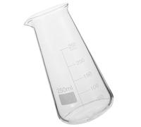 ABOOFAN Fiole Erlenmeyer Verre Borosilicaté Épais avec Col Conique Résistant pour Laboratoire Scientifique et Mesures Précises