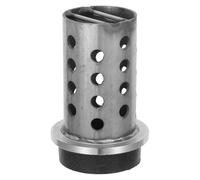 ABOOFAN Flacon perforé pour de bijoux, moule de perforé sous vide, acier inoxydable, rond, bride, base en caoutchouc, moulage à la cire perdue pour petits projets de
