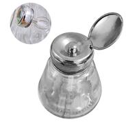 ABOOFAN Flacon Pompe 150 Ml pour Dissolvant à Ongles Bouteille de Stockage Liquide en Plastique Transparent Format Portable pour Usage Cosmétique et Voyage