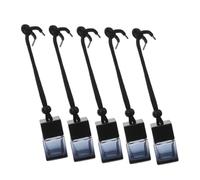ABOOFAN Flacons Diffuseurs de Parfum 8ml 5pcs pour Voiture en Verre Noir Rechargeables Légers pour Véhicule et Bureau