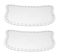 ABOOFAN Formeur de Panier en Acrylique de Chat, Lot de 2 Bases Rigides Trous, Accessoires Crochet Tricot pour Paquet de Voyage DIY et Loisirs Créatifs