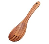 ABOOFAN Fourchette à Salade 25 Cm Ustensile Cuisine Facile à Nettoyer en Bois Design Polyvalent pour Service de Salade Maison