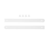 ABOOFAN Glissières de Tiroir Installation Facile en Plastique Blanc Performance Glissante Stable, Rail Inférieur Robuste pour Commode et Armoire pour Tiroirs de Rangement