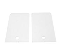 ABOOFAN Grattoir à Skis et Snowboards en Acier Inoxydable 2pcs, Outil à Gratter la Cire, Compatible Universellement pour Entretien Équipement Sports d'hiver