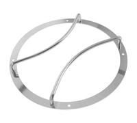 ABOOFAN Grille de Protection Ronde en Fer Argenté pour Haut-Parleur 8 Pouces, Couverture Complète pour Caisson de Basses, Préserve la Qualité Sonore, pour Voiture et Haut-parleurs