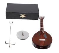 ABOOFAN Guitare Portugaise Miniature Réaliste Instrument De Musique Décoration pour La Maison Ou Le Bureau