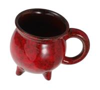 ABOOFAN Halloween Witch Cauldron Mug Ceramic Glazed Tea Cup Dishwasher Safe Themed Kitchenware For Halloween Party