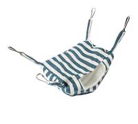 ABOOFAN Hamac Suspendu en Polaire Douce et Métal Lit Confortable Odeur pour Petits Animaux pour Cage de Cochons D’Inde et Perroquets