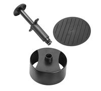 ABOOFAN Hamburger Meat Patty Press Moule de Presse à Viande de déjeuner Burger Round Burger Press Steak de Noir