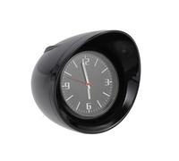 ABOOFAN Horloge de Tableau de Bord de Voiture Mini Noire Horloge Automobile Compacte Verre Transparent Ornement Pratique pour Voiture Fixation Adhésive Puissante Usage Intérieur et