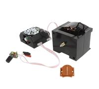 ABOOFAN Horloge Murale À Coucou Vintage en Plastique RéUtilisable MéCanisme Horloge Quartz Silencieux avec Design sans Crochet IdéAl pour DéCoration IntéRieure