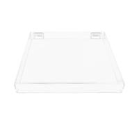 ABOOFAN Housse Anti-poussière en Acrylique Transparent pour Platine Vinyle Compatible At-lp60x, Protection Amovible Poussière et Rayures, Couvercle Léger Adapté Usage Maison et Bureau
