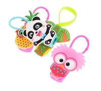 ABOOFAN Housse De Protection En Silicone Pour Bouteille 30 Ml, Lot De 4 Pièces, Étui à Main En Silicone Souple, Motifs Dessin Animé, Portable Pour Voyage Et Plein Air