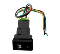 ABOOFAN Interrupteur à Bouton Poussoir Lumineux pour Voiture Remplacement Interrupteur de Phare Rv et Remorque Design Moderne et Élégant Facile à Installer et Durable