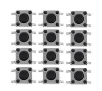 ABOOFAN Interrupteur à Bouton-poussoir Tactile Momentané en Plastique et Fer 100pcs Facile à Installer pour Circuits Électroniques et Panneaux de Contrôle