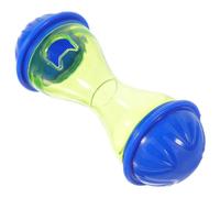 ABOOFAN Jouets Mangeoires Interactives en Plastique Bleu pour Lapins Lot de 2 Forme Os pour Alimentation Lente et Développement de L'intelligence des Petits Animaux