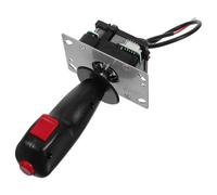 ABOOFAN Joystick de Vol Noir Micro-interrupteur et Poignée en Plastique pour Simulateurs de Vol, Accessoire PC Gamer Rapide et Solide pour Jeux de Société