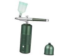 ABOOFAN Kit Aérographe Mini Portable Rechargeable Sans Fil avec Compresseur Airbrush pour Maquillage Ongles Tatouage Peinture Modélisme Hydratation Visage