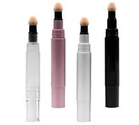 ABOOFAN Kit de 4 Tubes de Blush Rechargeables 5ml en Pp et Pc, Étanches et Faciles à Utiliser, Voyages D'affaires Rangement Maquillage