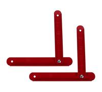 ABOOFAN Kit de Remplacement Charnière Robuste pour Échelle Barre de Renfort en Fer Rouge, Pièces Fiables et Solide pour Escabeau Pliable Professionnel