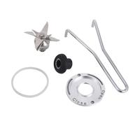 ABOOFAN Kit de Remplacement pour Mixeur à Bol, Ensemble de Lames de Mixeur 8 Feuilles en Acier Inoxydable, Écrou de Fixation et Outil D’installation, pour Gobelet 2 L, Solution