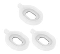 ABOOFAN Kit de Réparation de Trompette 3pcs Rondelles de Soupape en Plastique Blanc Adaptables pour Professionnels Musique Installation Facile